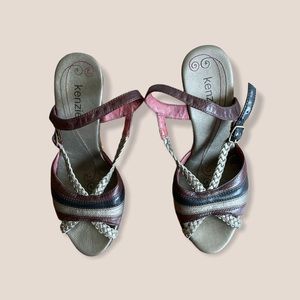 Kenzie Women’s Emelia Wedges 6.5 Ankle Strap